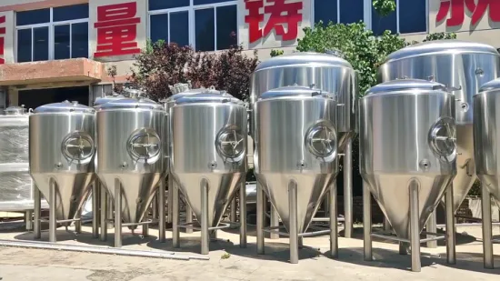 Stainless Steel Beer Fermentation Tank 300L 500L 1000L Beer Brewing Equipment