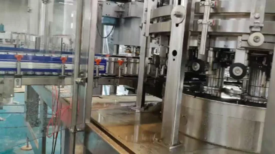 Rotary Aluminum Can Beverage Filler Machinery Beer Carbonated Soft Drink CSD Filling Bottling Line Juice Filling Line Can Filling Machine