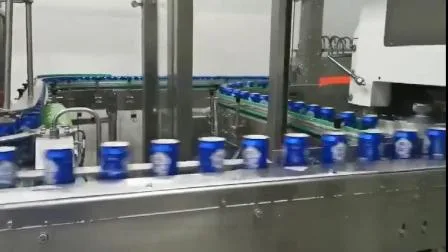 Aluminum Canning Equipment Juice Pet / Tin Can Filling Machine/ Soft / Energy Drink, Carbonated Beer Sparking Wine Liquid Packing Can Bottle Filling Machine