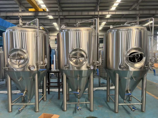 500L 1000L 2000L Stainless Steel Fermentation Beer Brewery Equipment